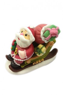 Santa With Snowmobile