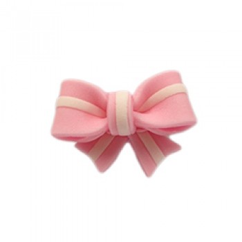 Pink With White Stripe Ribbon