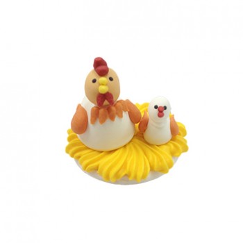 Chicken Mom & Child